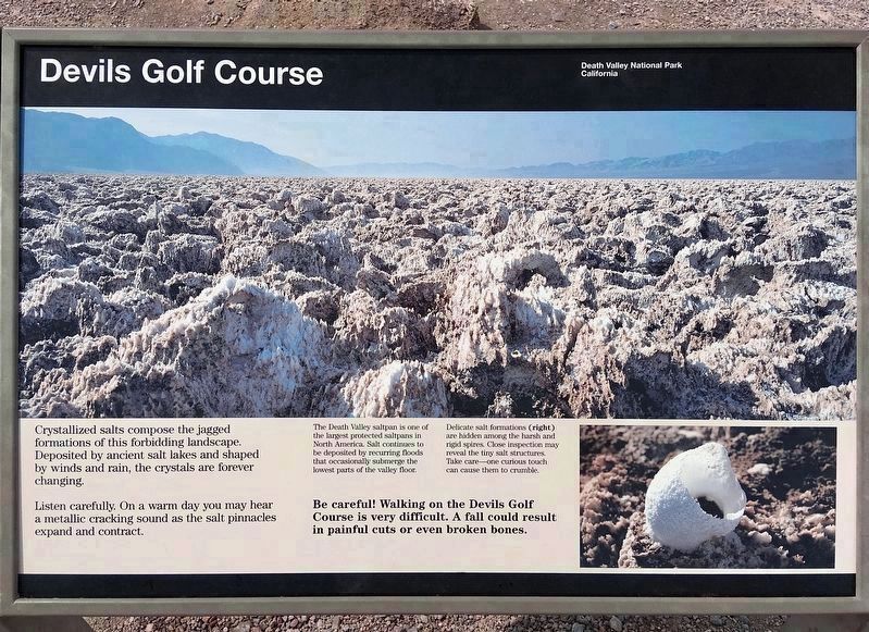 Devils Golf Course Marker image. Click for full size.