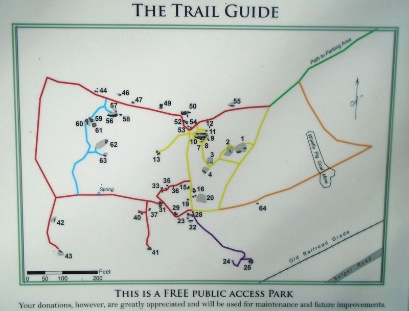 Scripture Rocks Heritage Park Trail Map image. Click for full size.