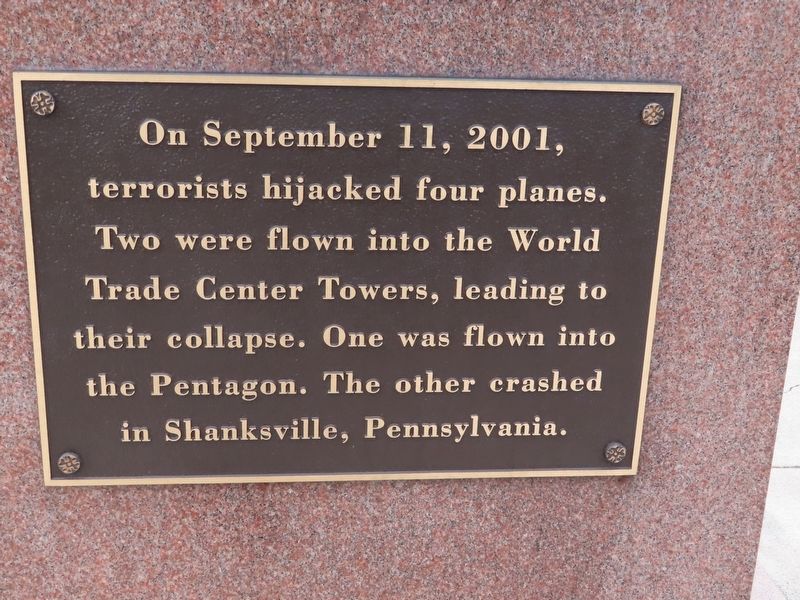 West Springfield 9/11 Memorial image. Click for full size.