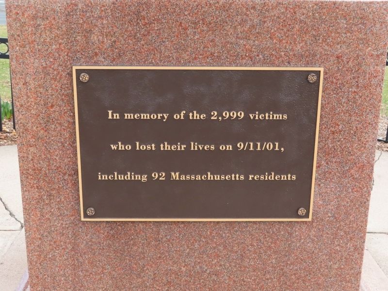 West Springfield 9/11 Memorial image. Click for full size.