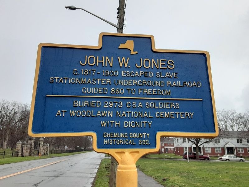 John W. Jones Marker image. Click for full size.