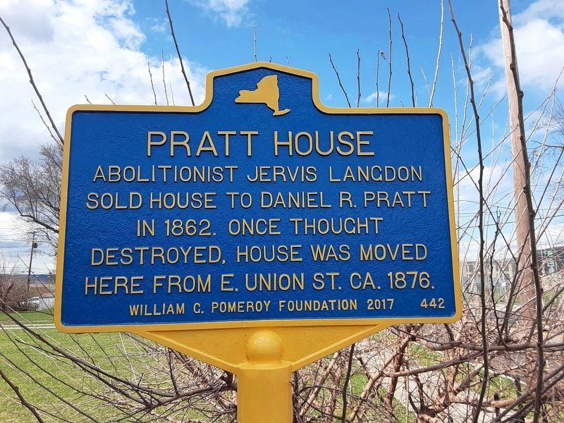 Pratt House Marker image. Click for full size.