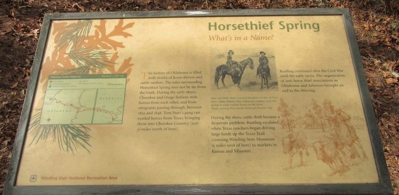 Horsethief Spring Marker image. Click for full size.