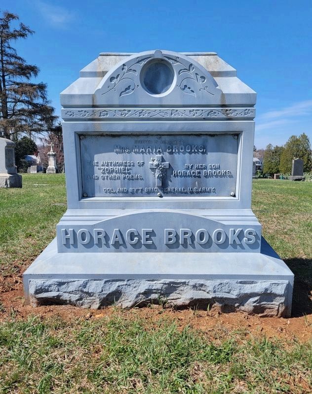 Grave of Bvt. Brigadier General Horace Brooks image. Click for full size.