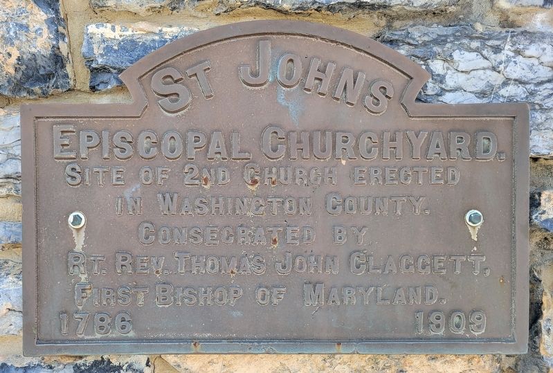 St Johns Episcopal Churchyard. Marker image. Click for full size.