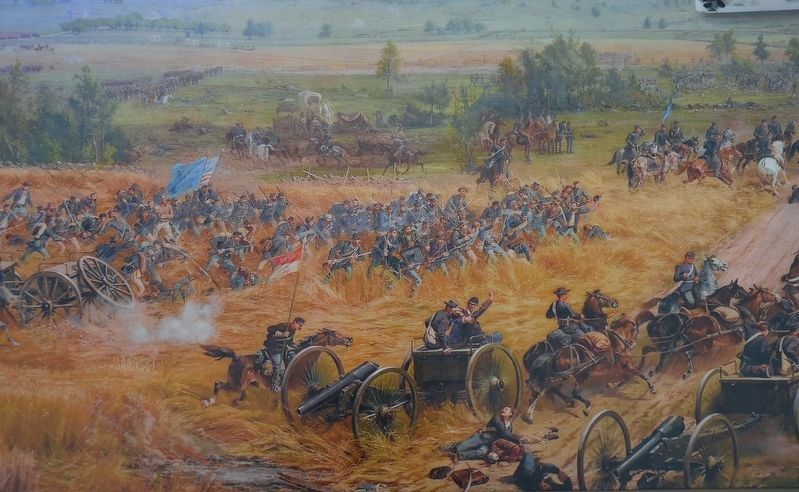 Gettysburg Cyclorama Marker image. Click for full size.