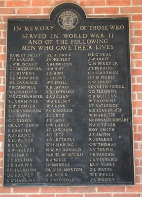 Loudon County World War II Memorial image. Click for full size.