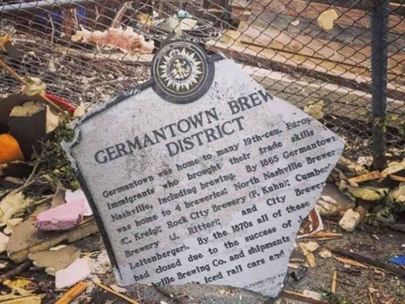 Germantown Brewery District Marker. Click for full size. Germantown Brewery District Marker image. Click for full size.