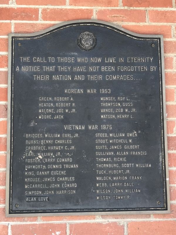 Loudon County Korean War/Vietnam War Memorial image. Click for full size.