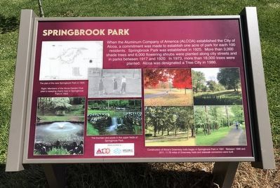 Springbrook Park Marker image. Click for full size.