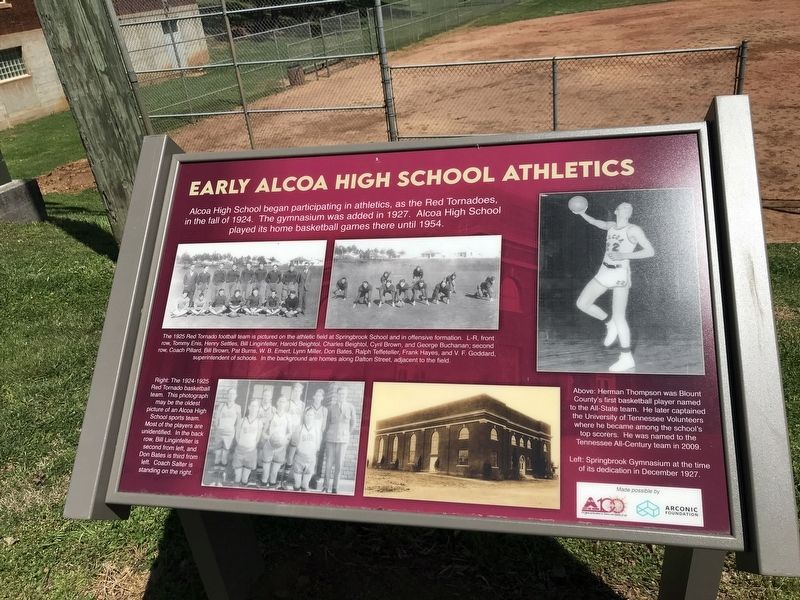early-alcoa-high-school-athletics-historical-marker