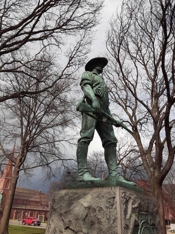 Spanish War Veterans Monument. Click for full size. Spanish War Veterans Monument image. Click for full size.