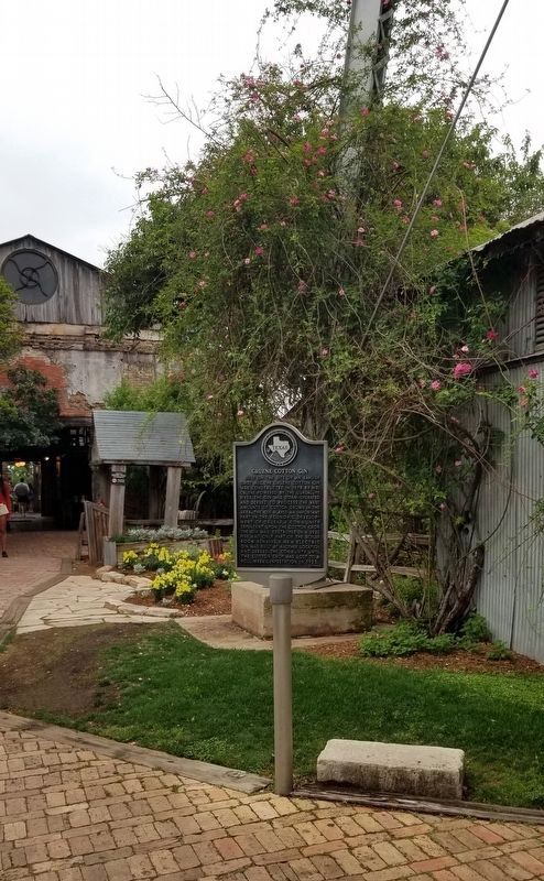 The Gruene Cotton Gin Marker image. Click for full size.