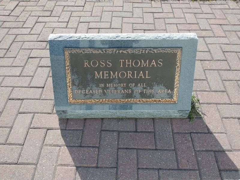 Ross Thomas Memorial image. Click for full size.