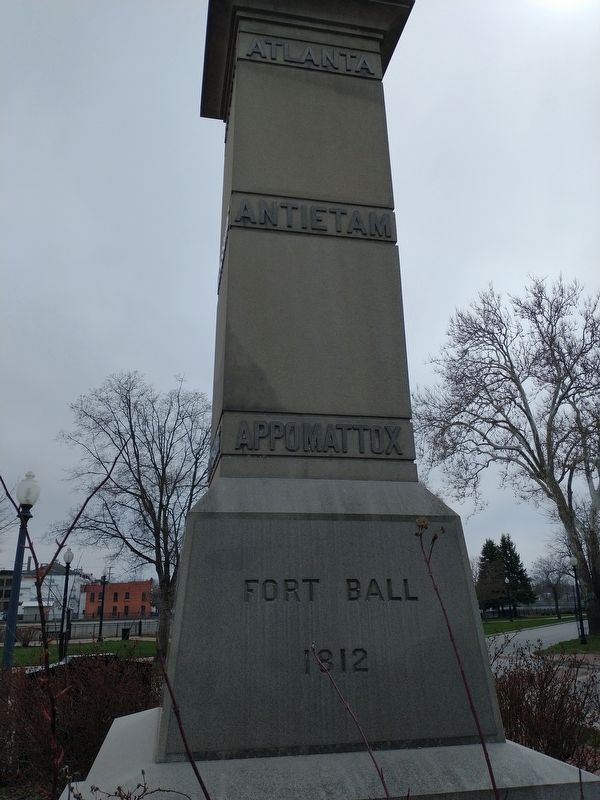 Seneca County Civil War Memorial image. Click for full size.