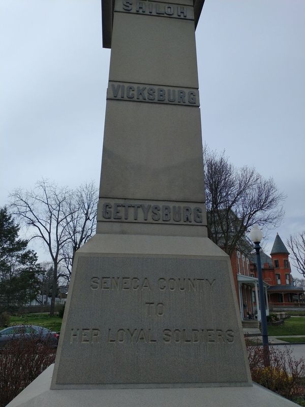 Seneca County Civil War Memorial image. Click for full size.