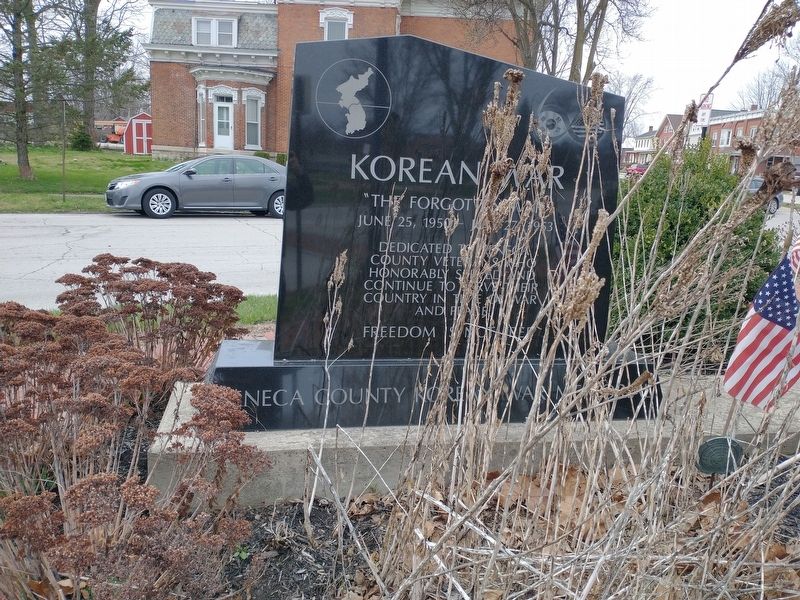 Seneca County Korean War Memorial image. Click for full size.