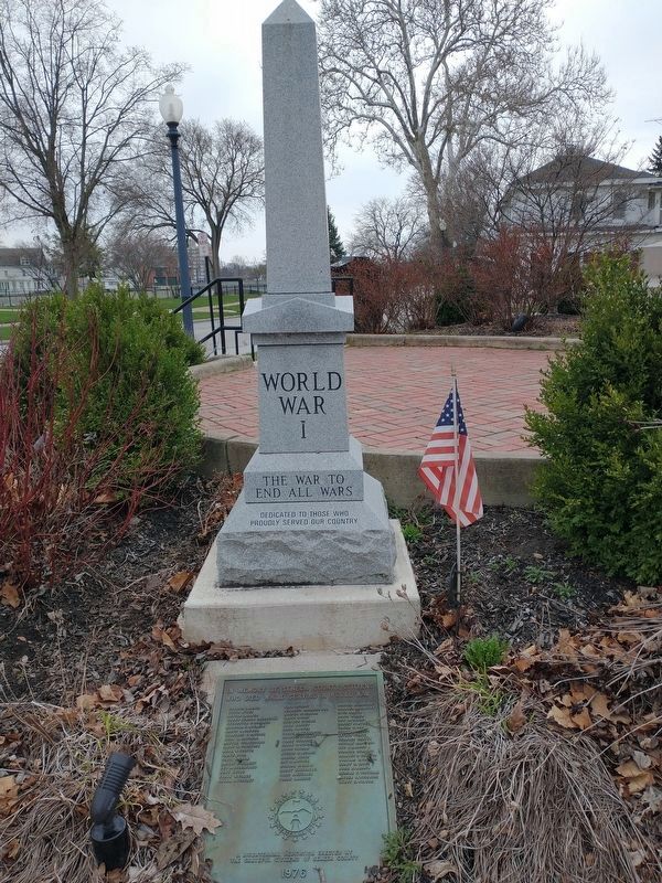 Seneca County World War I Veterans Memorial image. Click for full size.