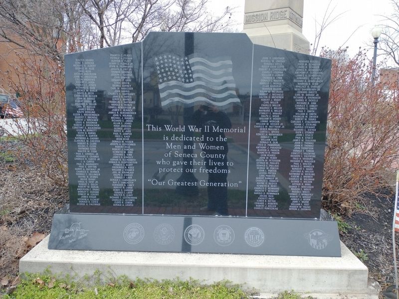 Seneca County World War II Memorial image. Click for full size.