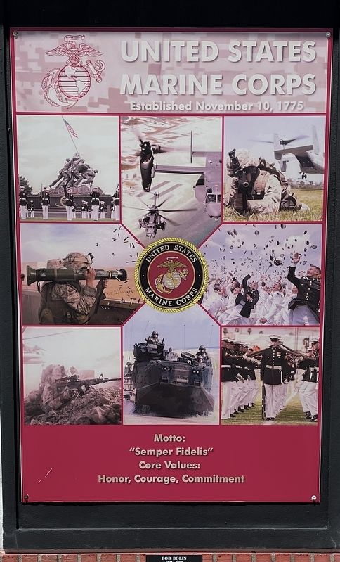 United States Marine Corps Marker image. Click for full size.