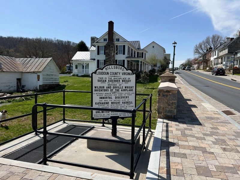 This Is the Birthplace of Susan Koerner Wright Marker (repositioned) image. Click for full size.