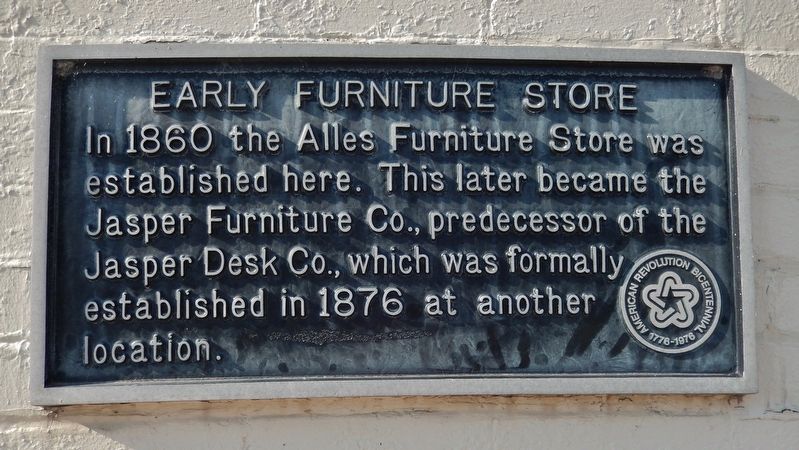 Early Furniture Store Marker image. Click for full size.