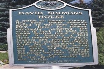 David Simmons House Marker image. Click for full size.