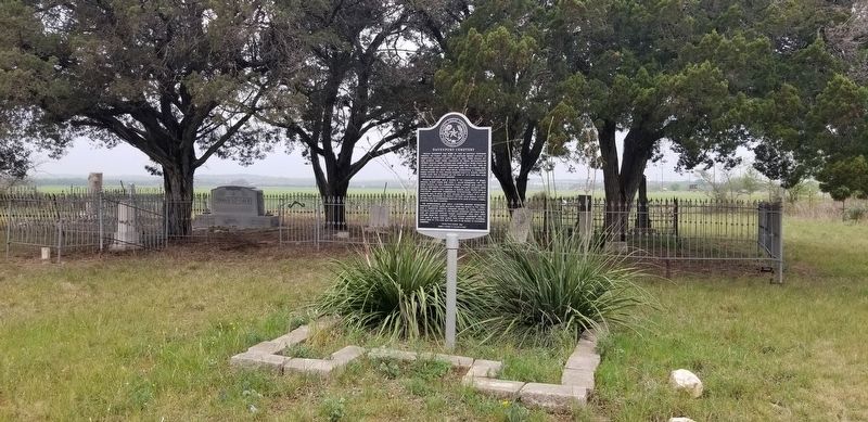 The Davenport Cemetery and Marker. Click for full size. The Davenport Cemetery and Marker image. Click for full size.