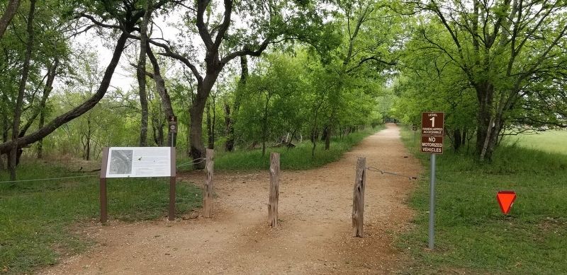 The Historic Evans Road Trail and Marker image. Click for full size.