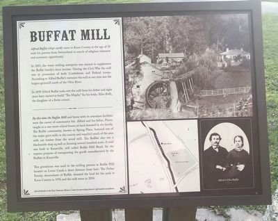 Buffat Mill Marker image. Click for full size.
