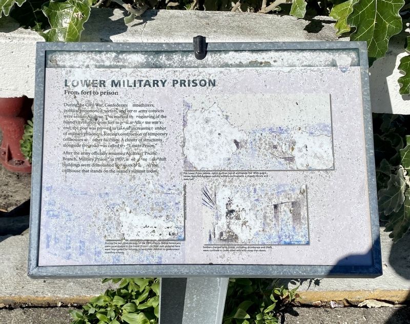 Lower Military Prison Marker image. Click for full size.
