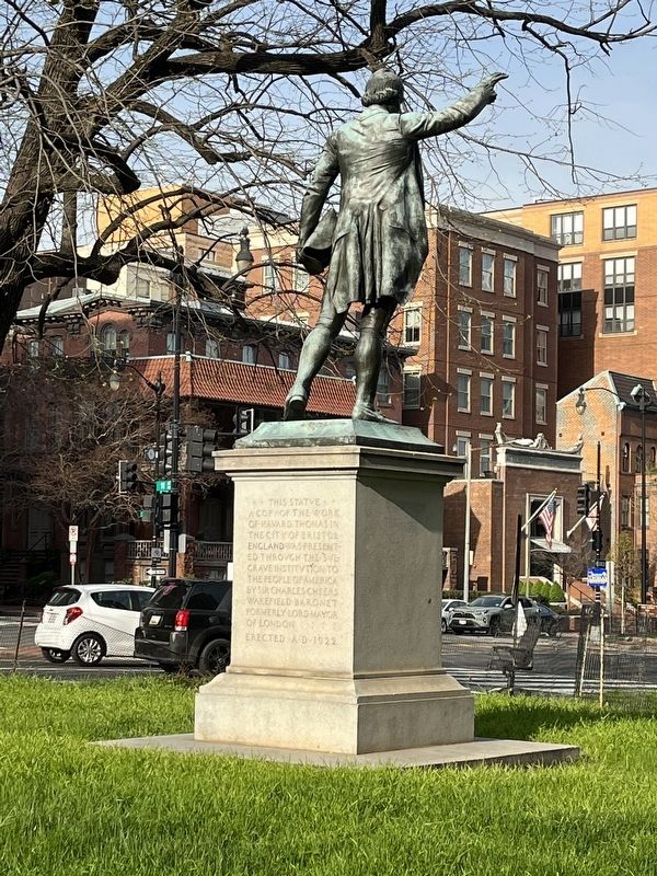 Edmund Burke Marker. Click for full size. Edmund Burke Marker image. Click for full size.
