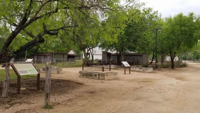 The view of the Harrison House and Marker from the driveway image. Click for full size.