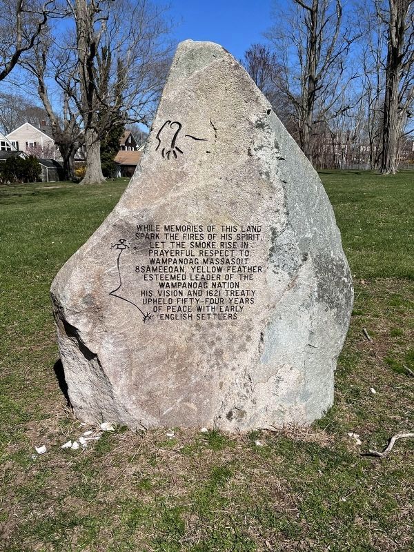Burr's Hill Marker image. Click for full size.