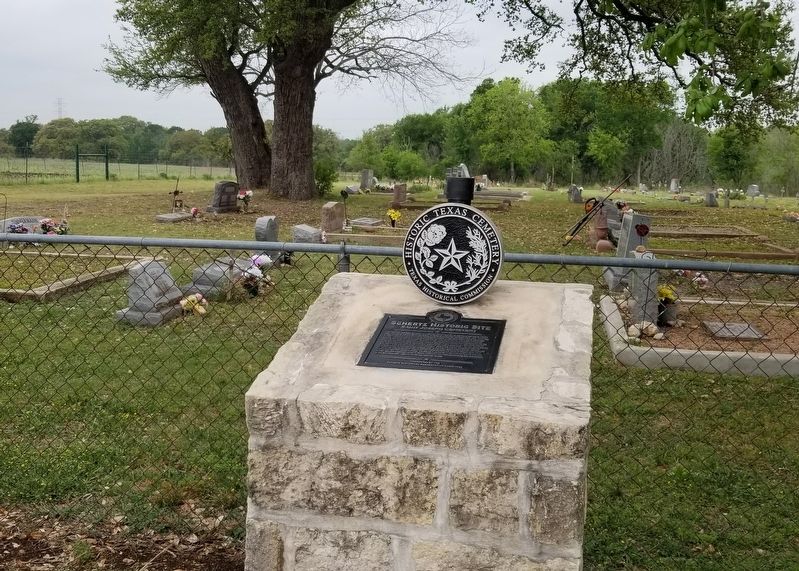 The Saint Joseph Cemetery and Marker image. Click for full size.