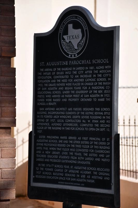 St. Augustine Parochial School Marker image. Click for full size.