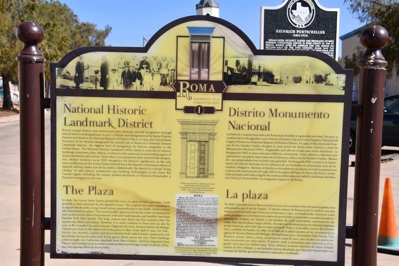 National Historic Landmark District / The Plaza Marker image. Click for full size.