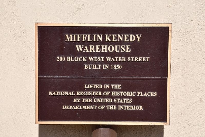 Mifflin Kenedy Warehouse Marker image. Click for full size.