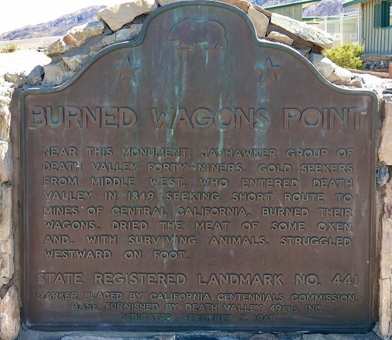 Burned Wagons Point Marker image. Click for full size.