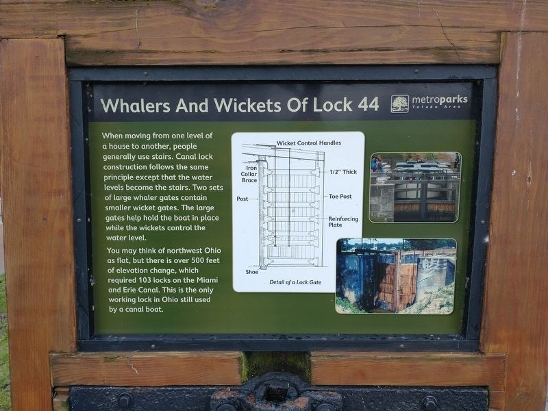 Whalers And Wickets Of Lock 44 Marker. Click for full size. Whalers And Wickets Of Lock 44 Marker image. Click for full size.