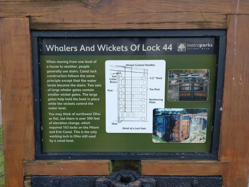 Whalers And Wickets Of Lock 44 Marker image. Click for full size.