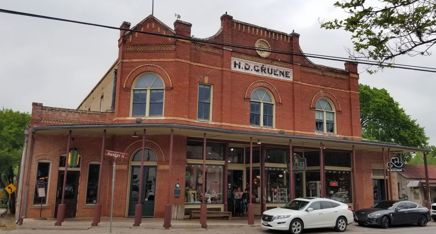 The view of the H.D. Gruene Mercantile building from across the street image. Click for full size.