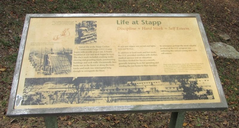 Life at Stapp Marker image. Click for full size.