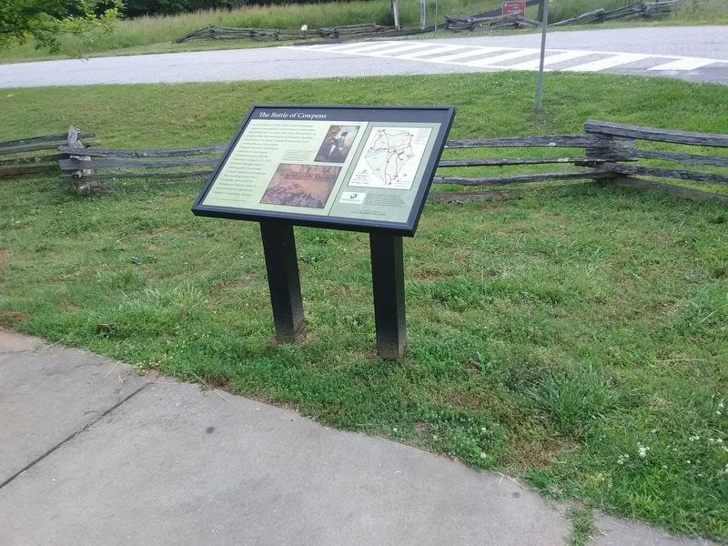 The Battle of Cowpens Marker. Click for full size. The Battle of Cowpens Marker image. Click for full size.