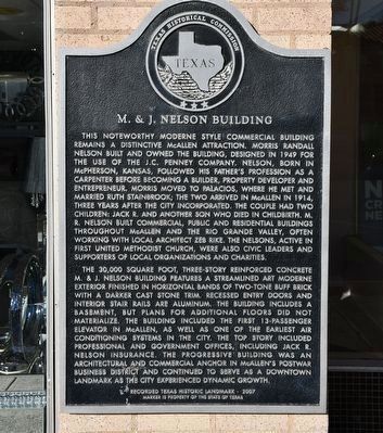 M. & J. Nelson Building Marker image. Click for full size.
