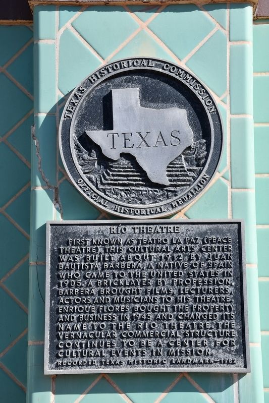 Río Theatre Marker image. Click for full size.