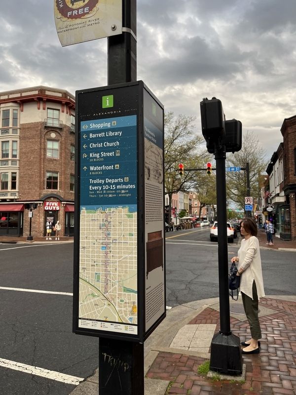 The Alexandria Furniture District Marker image. Click for full size.