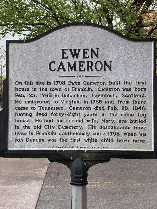Ewen Cameron Marker image. Click for full size.