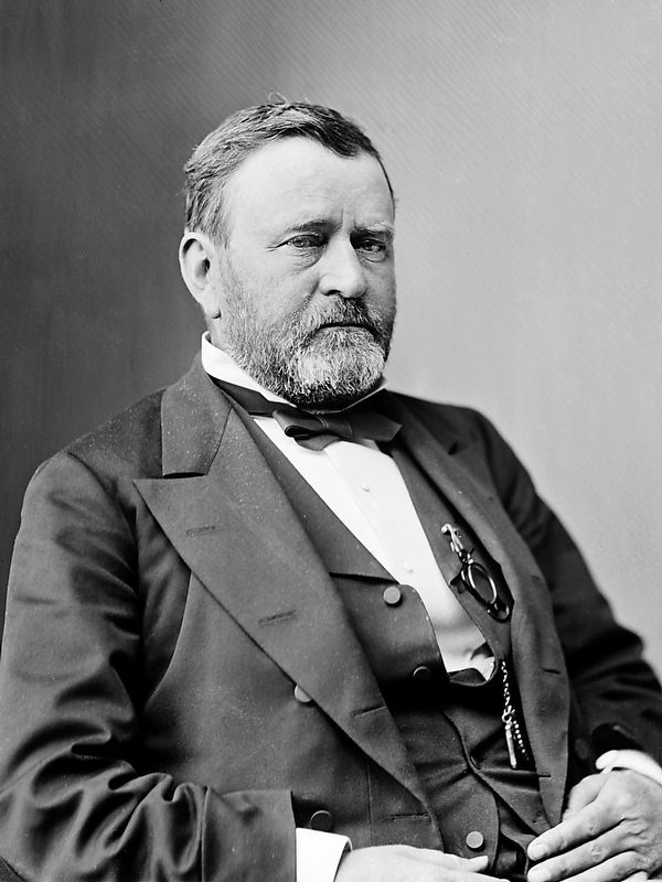 The 18th President of the United States Ulysses S. Grant image. Click for full size.