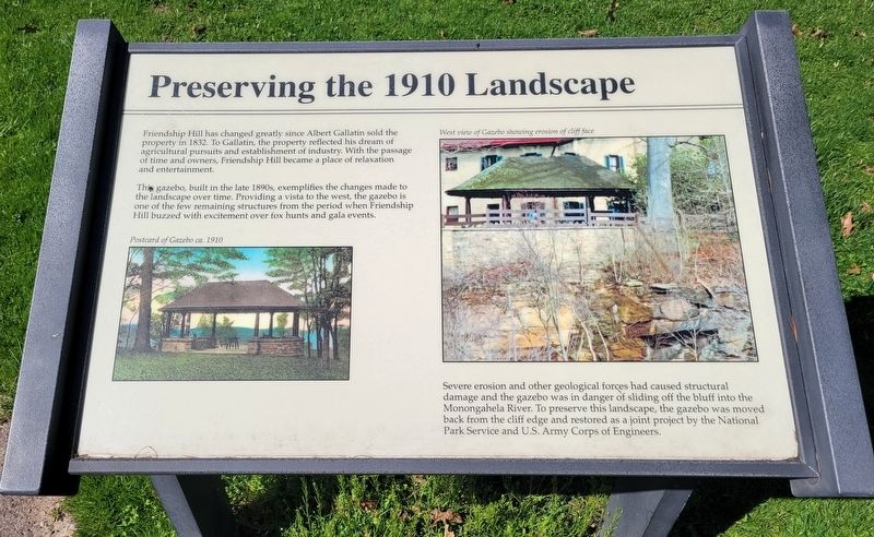 Preserving the 1910 Landscape Marker image. Click for full size.